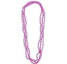 12pcs 33&quot; Pink/Purple Beads(Party Favours)