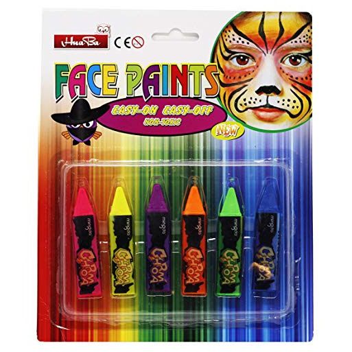 6pcs Face Paint Neon Color(Party Favours)