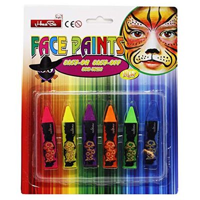 6pcs Face Paint Neon Color(Party Favours)