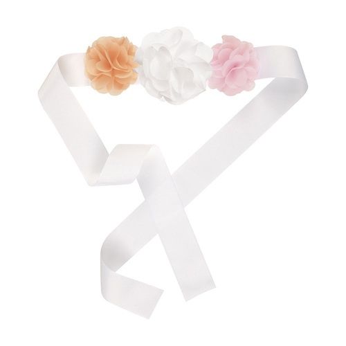 Baby Shower Flower Bump Sash