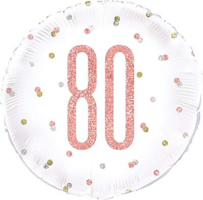 18&quot; #80 Rose Gold Foil Balloon (Helium)