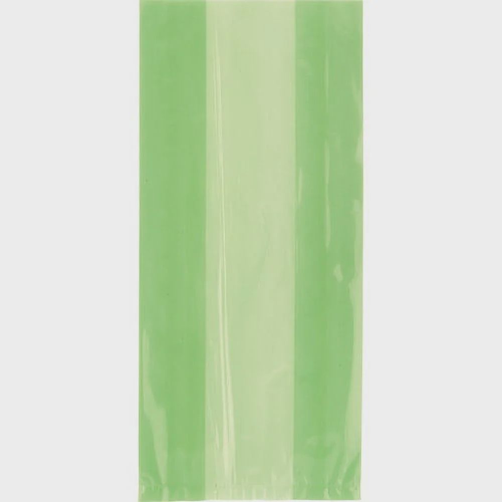 30pcs Lime Green Gift Bags with Twist Ties