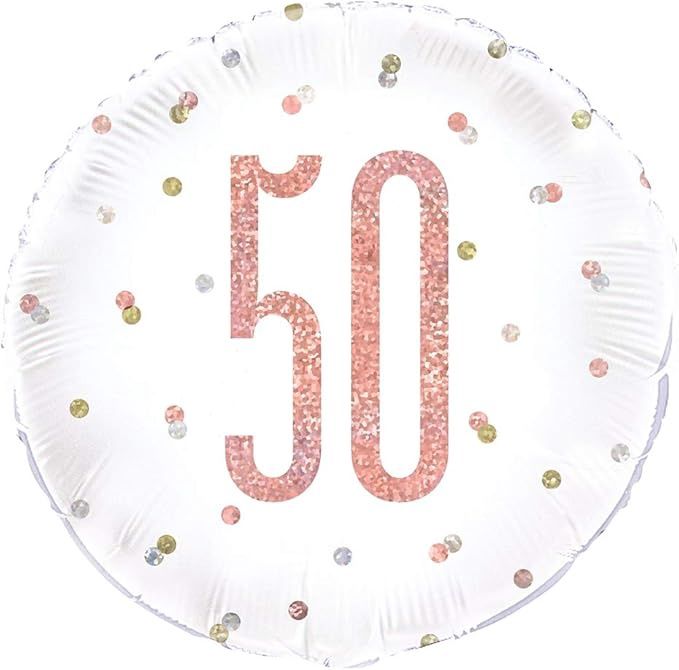 18&quot; #50 Rose Gold Foil Balloon (Helium)