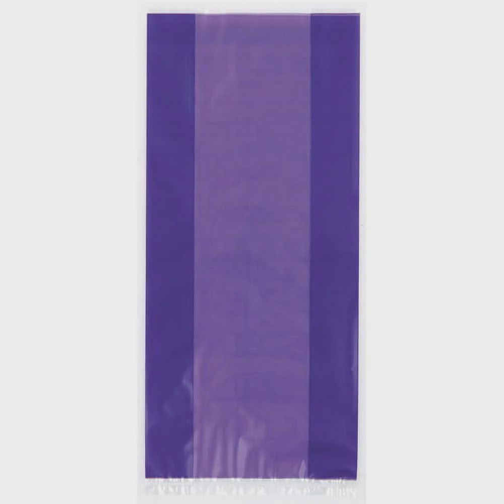 30pcs Purple Gift Bags with Twist Ties