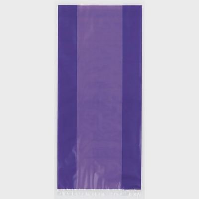 30pcs Purple Gift Bags with Twist Ties