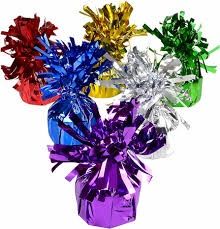 ASSORTED COLOR BALLOON WEIGHT, Color: Purple