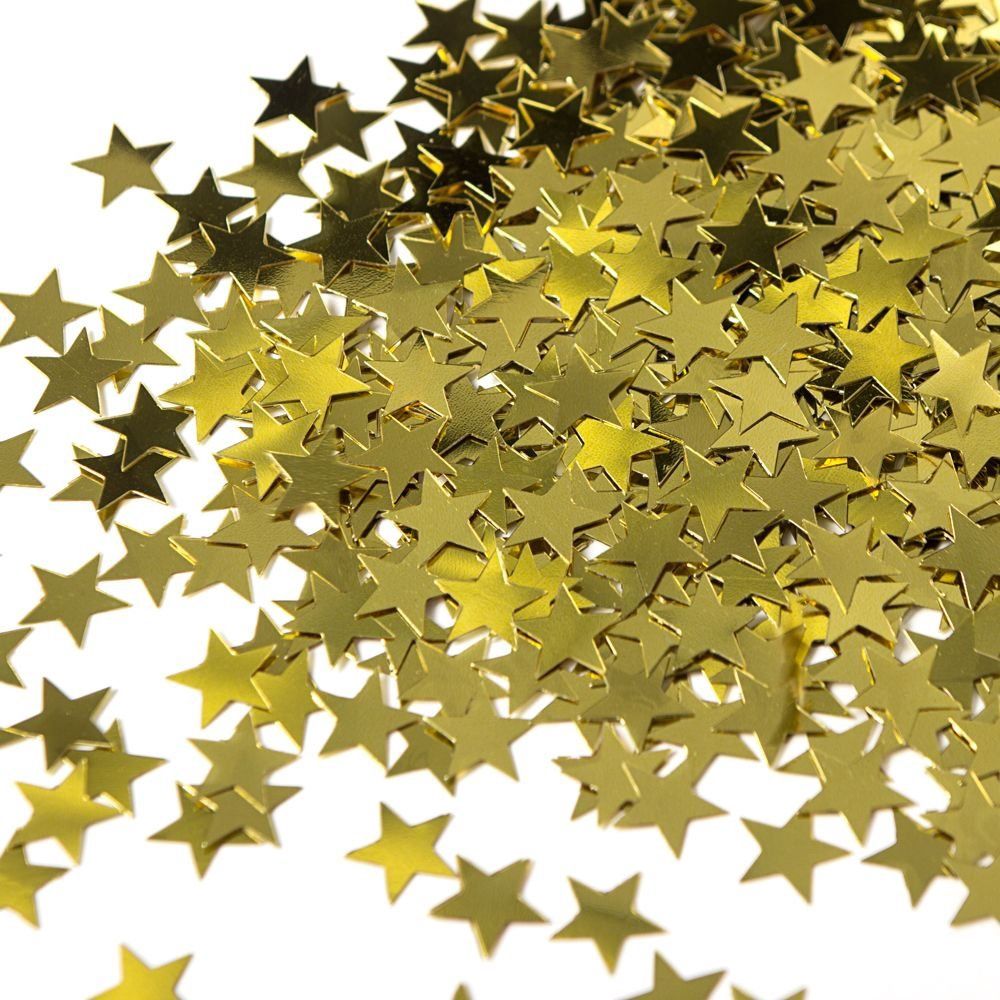 0.5oz Gold Stars Confetti