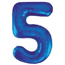 34&quot; #5 Royal Blue Balloon (Helium)