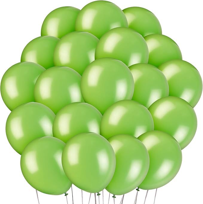 20pcs 9&quot; Lime Green Balloons