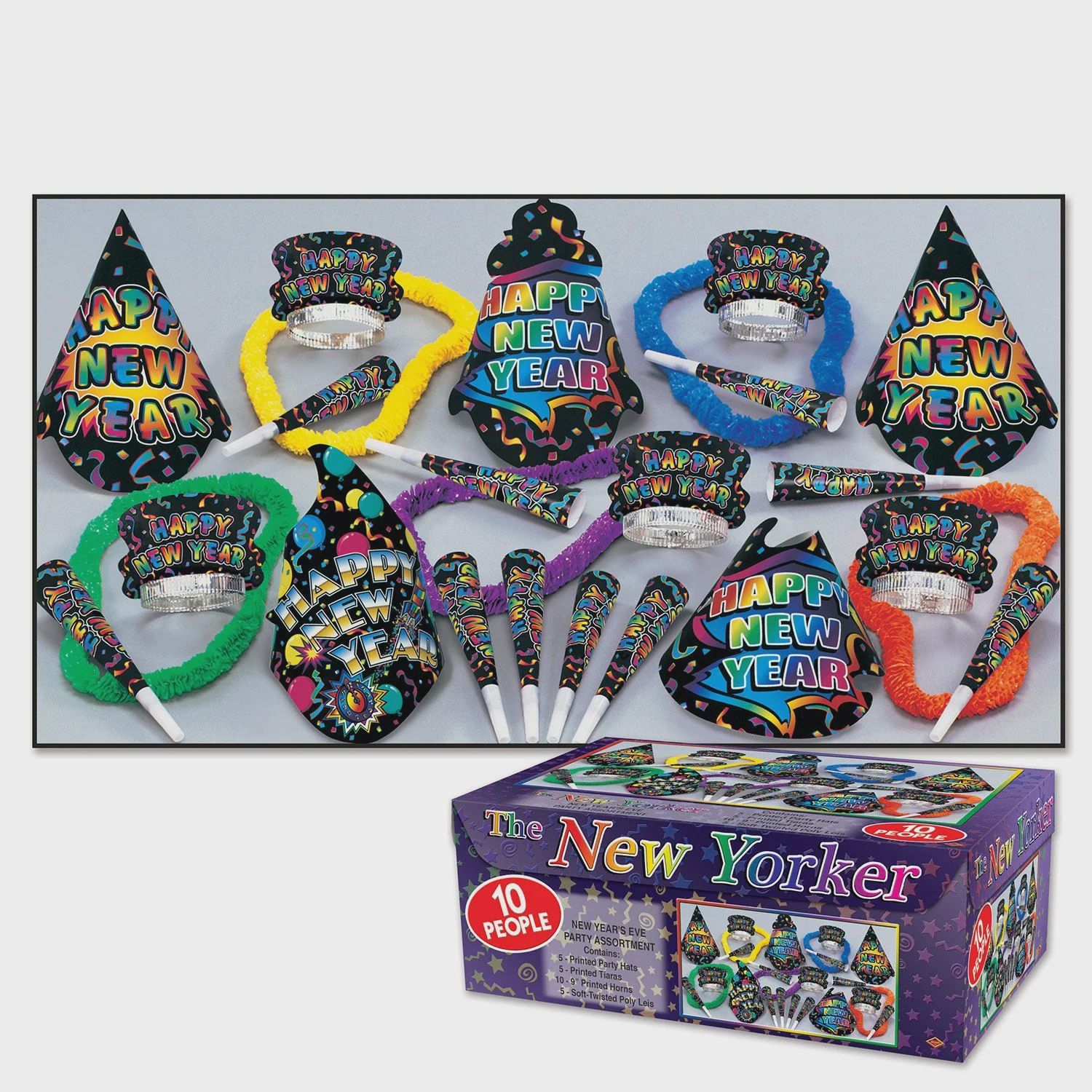 New Year&#39;s Eve New Yorker Party Kit for 10