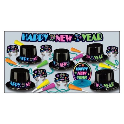 Neon Party Assortment  New Year for 10