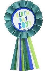 Birthday Boy Blue/Green Badge