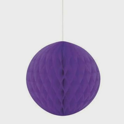 8&quot; Dark Purple Honeycomb Ball Hanging Decorations