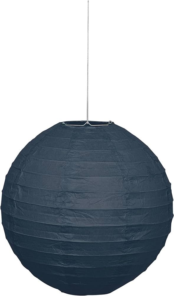 10&quot; Black Paper Lantern Hanging Decorations