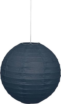 10&quot; Black Paper Lantern Hanging Decorations
