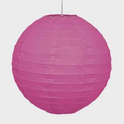 10&quot; Pink Paper Lantern Hanging Decorations