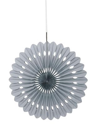 16&quot; Silver Decorative Fan Hanging Decorations