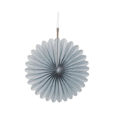 6&quot; 3pcs Mini Silver Decorative Fans Hanging Decorations