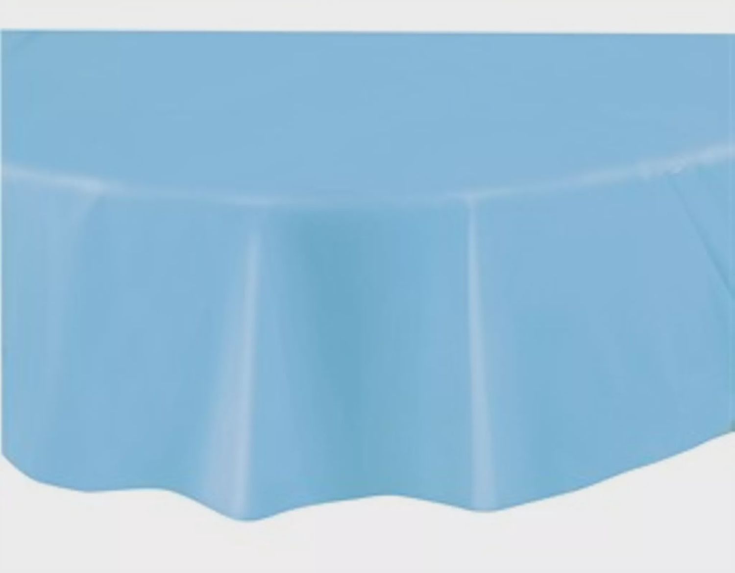 84&quot; Round Tablecover (Powder Blue)