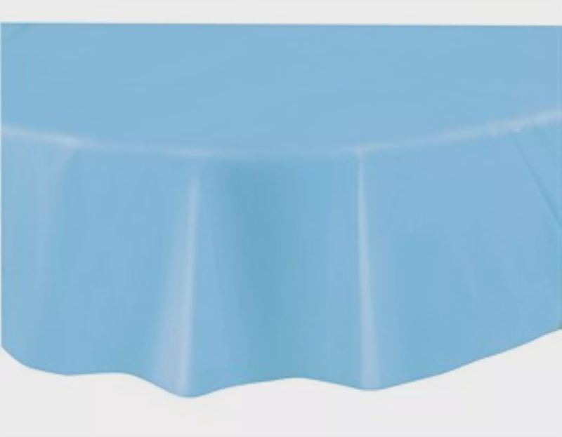 84&quot; Round Tablecover (Powder Blue)