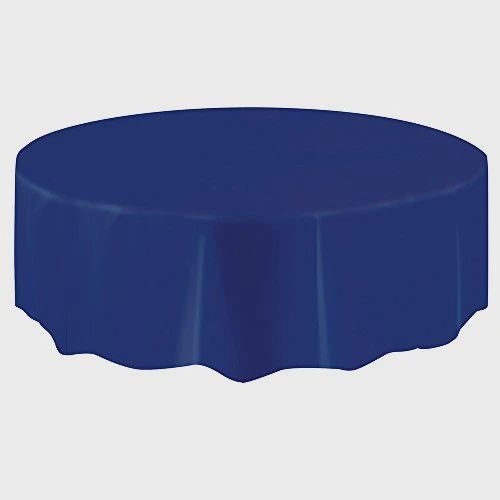84&quot; Round Tablecover (Navy Blue)