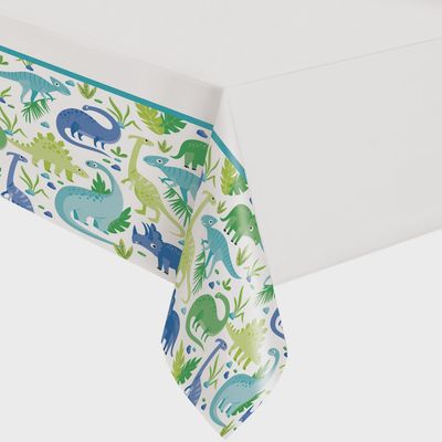 Blue &amp; Green Dinosaur Tablecover