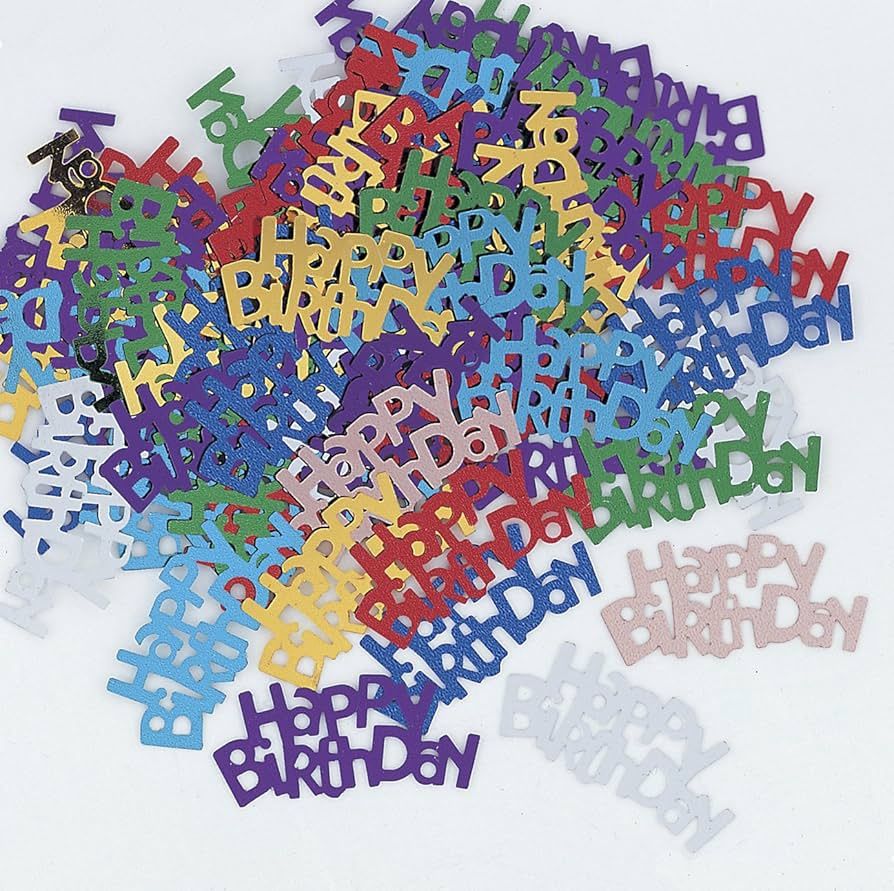 Happy Birthday Foil Confetti 0.5oz