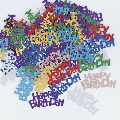 Happy Birthday Foil Confetti 0.5oz