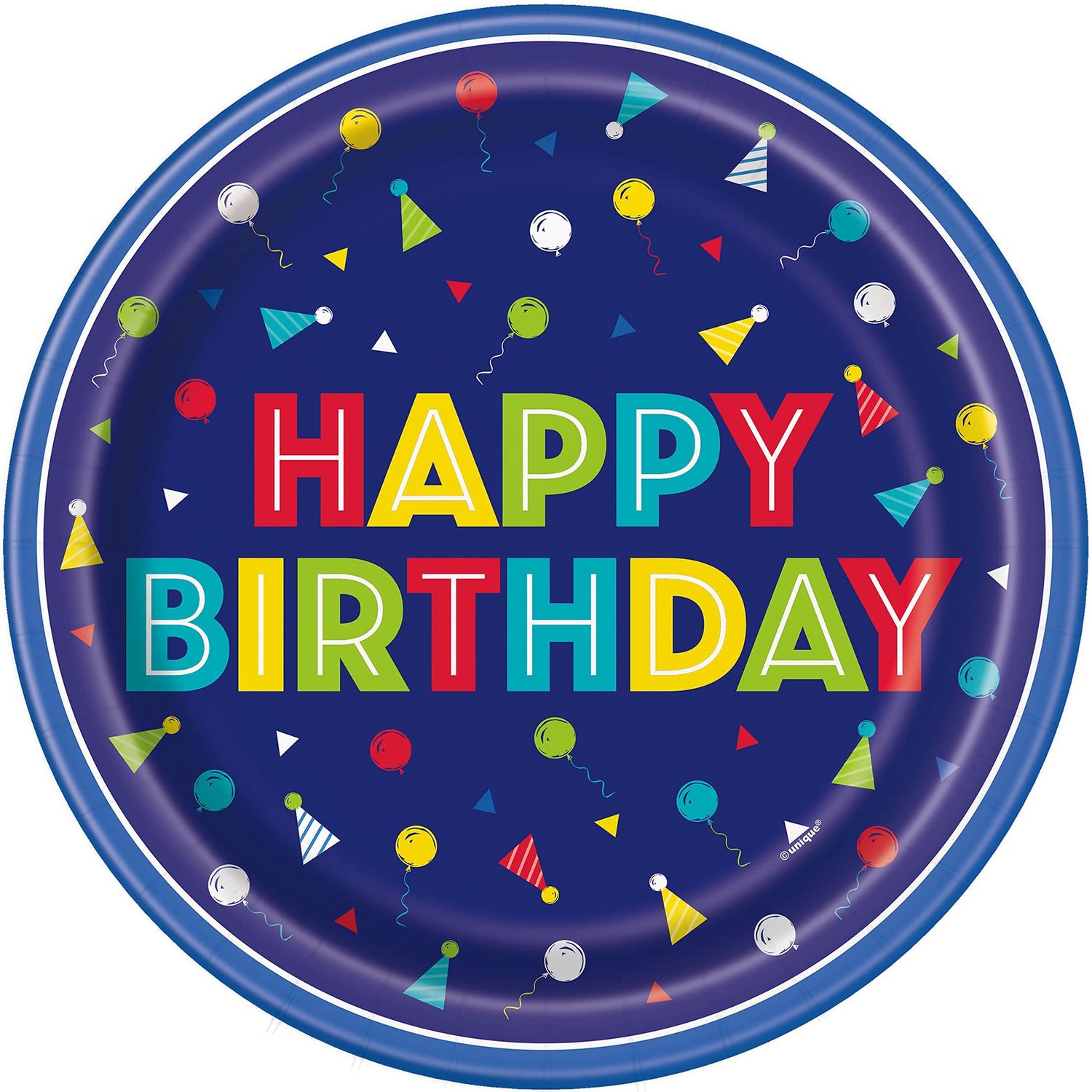 8pcs Peppy Birthday  9&quot; Plates
