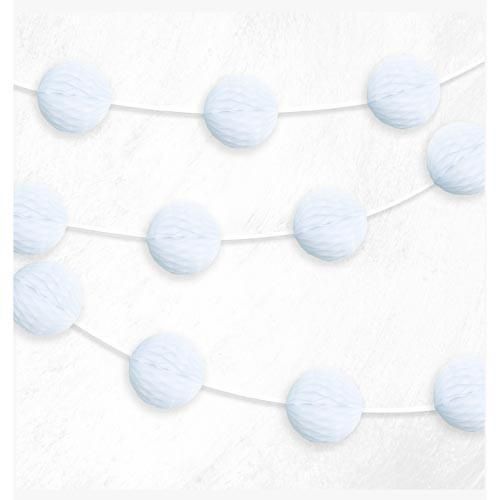 7ft White Honeycomb Garland Hanging Decorations