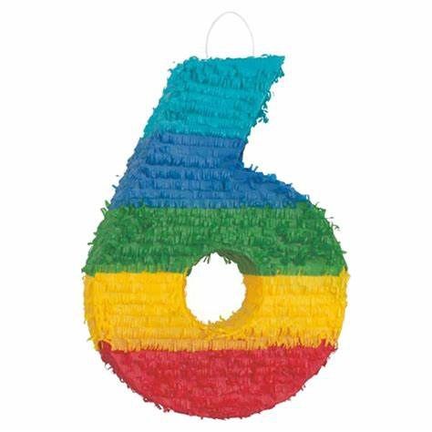 Number 6 Piñata