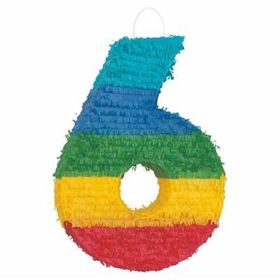 Number 6 Piñata