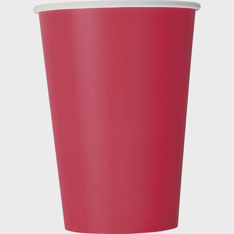 10pcs 12oz Red Cups