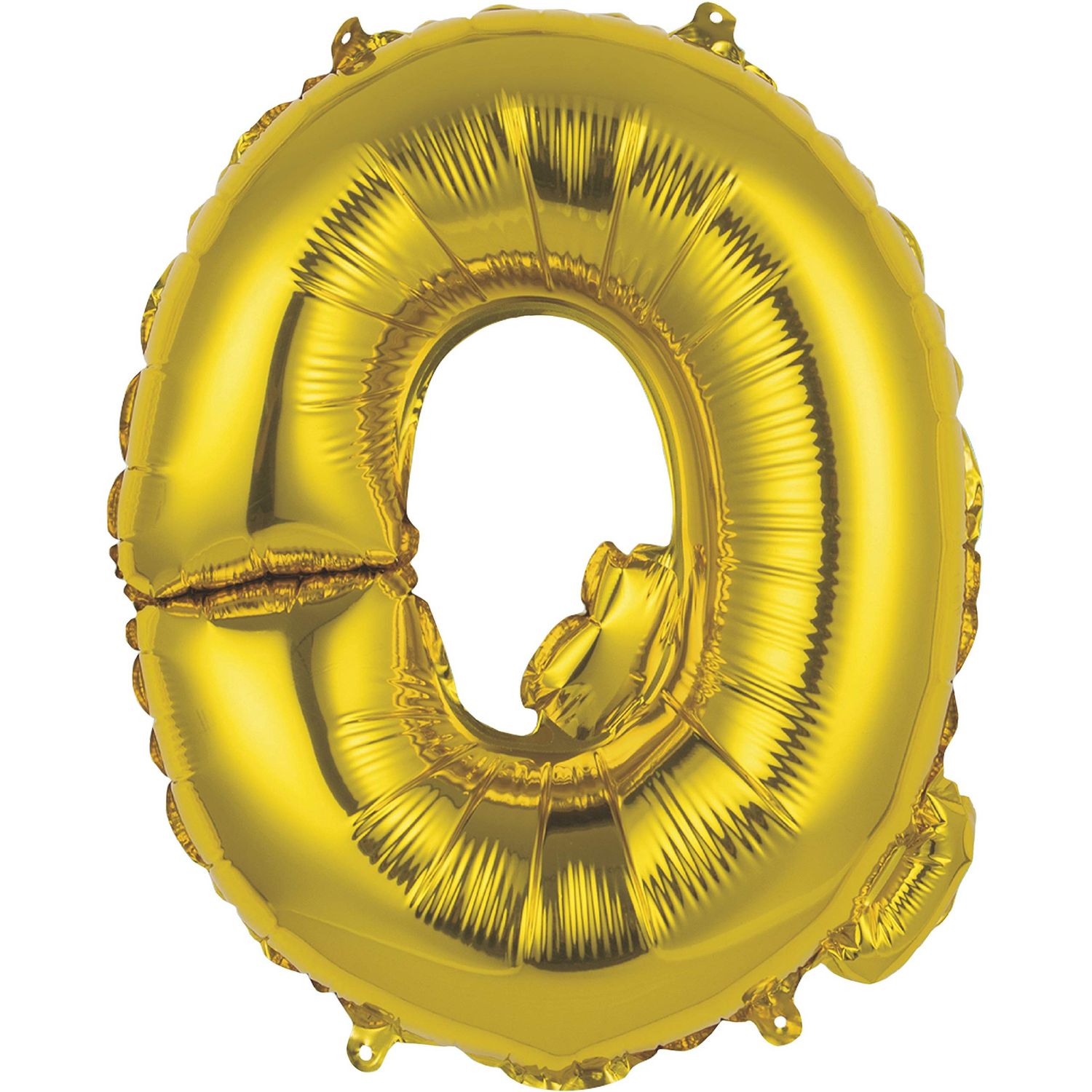 14&quot; Gold Letter &quot;Q&quot; Balloon (Air Only)