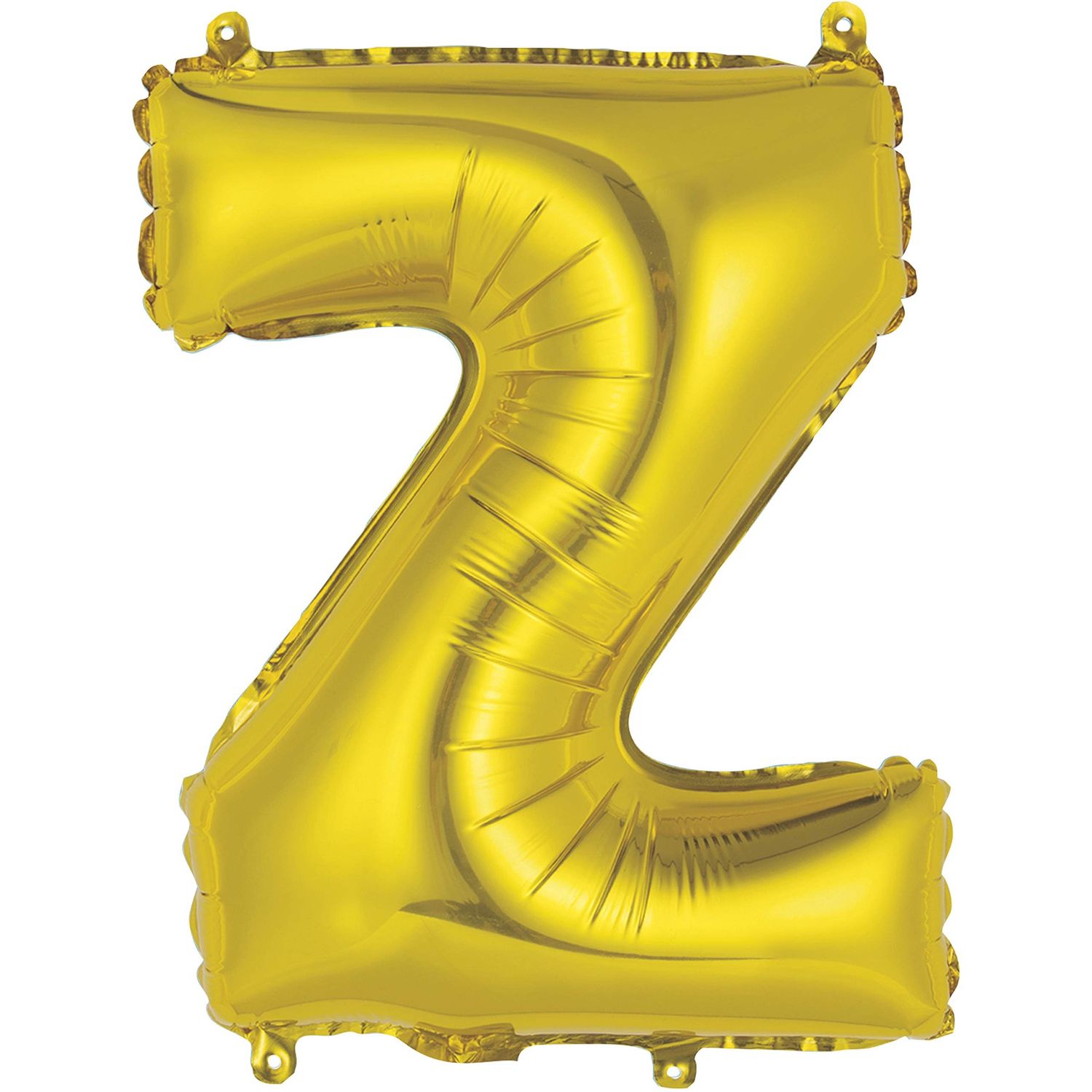 14&quot; Gold Letter &quot;Z&quot; Balloon (Air Only)