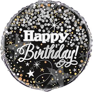 18&quot; Glittering Birthday Foil Balloon