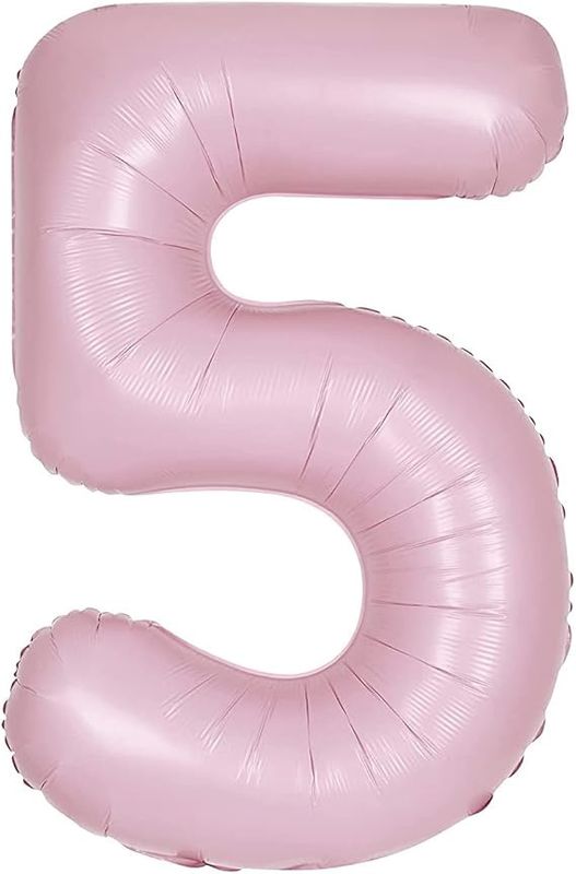 34&quot; #5 Matte Pink Balloon (Helium)