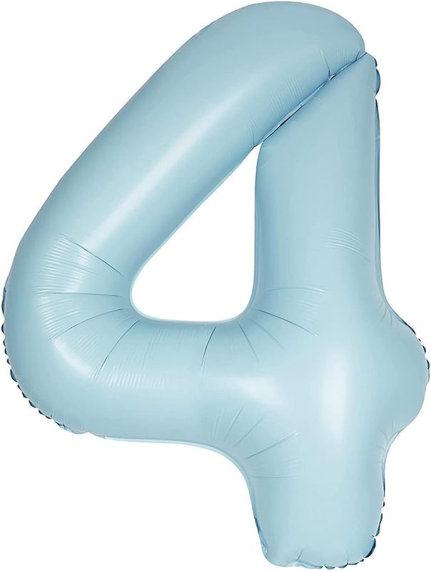 34&quot; #4 Matte Blue Balloon (Helium)