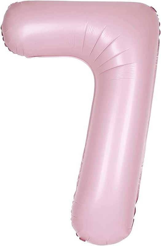 34&quot; #7 Matte Pink Balloon (Helium)