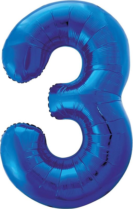 34&quot; #3 Royal Blue Balloon (Helium)