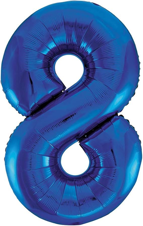34&quot; #8 Royal Blue Balloon (Helium)