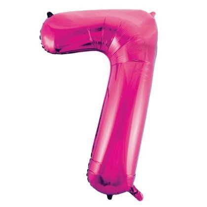 34&quot; #7 Hot Pink Balloon (Helium)