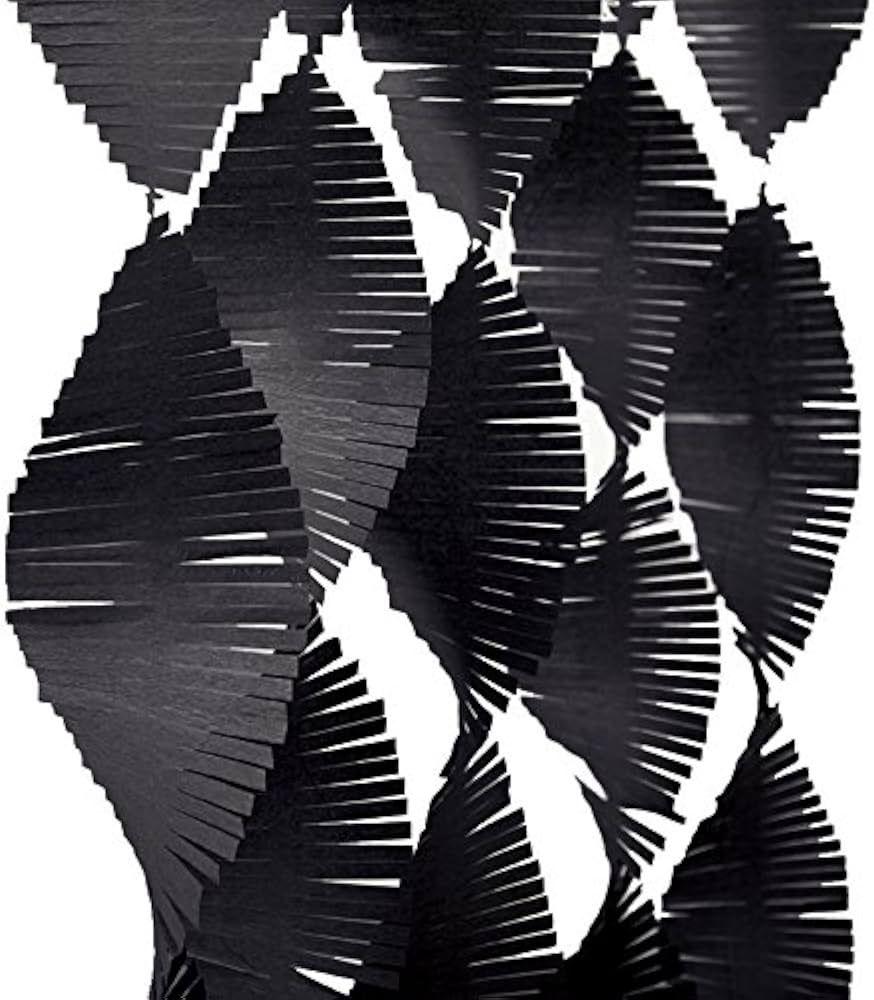 9ft Black Fringe Garland Hanging Decorations