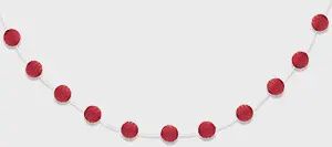 7ft Red Honeycomb Garland Hanging Decorations