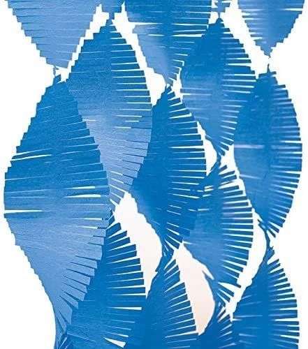9ft Dark Blue Fringe Garland Hanging Decorations