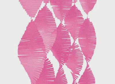 9ft Hot Pink Fringe Garland Hanging Decorations