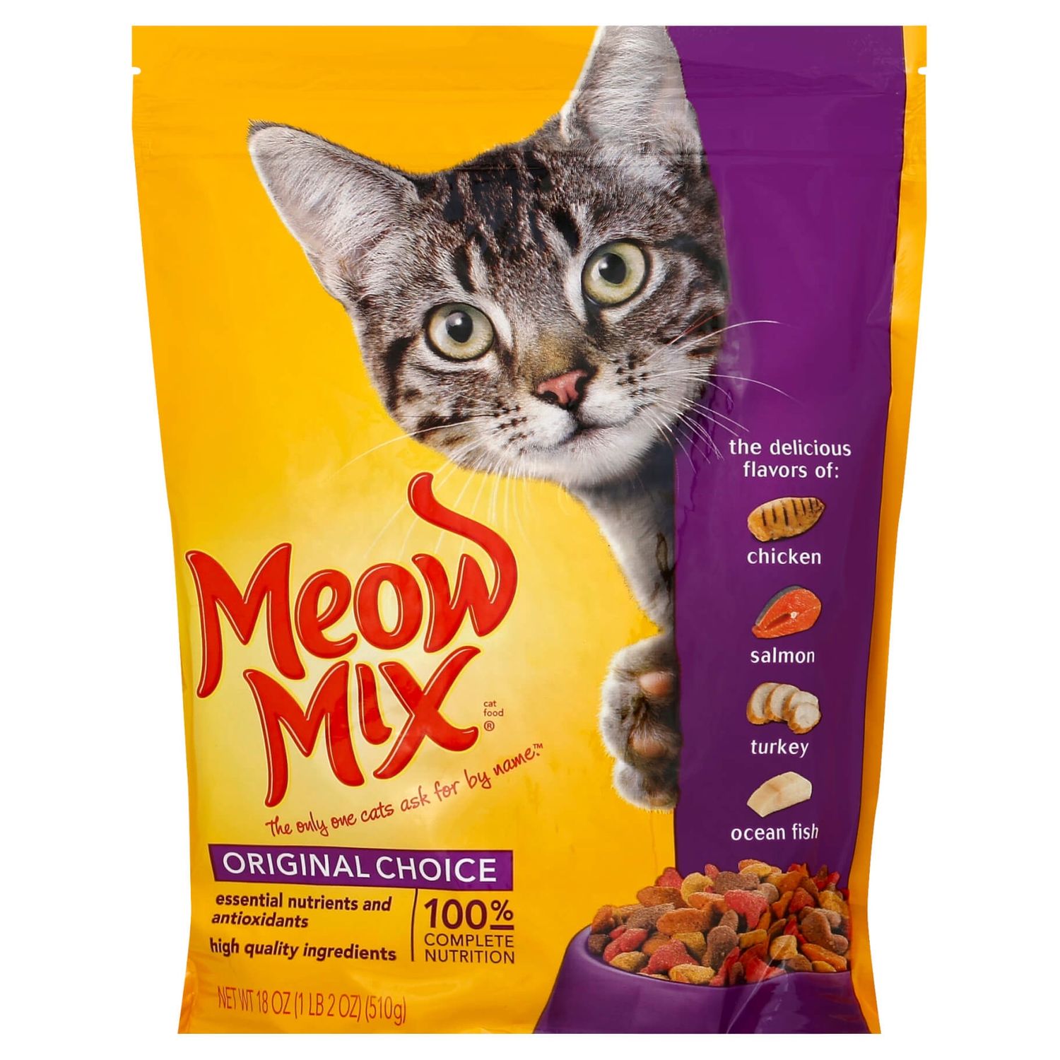1lb Meow Mix Original Cat Food