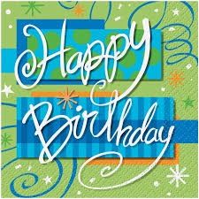 BRIGHT BIRTHDAY BEVERAGE NAPKINS CLOSEOUT