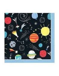 16 Outer Space Luncheon Napkins