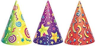 8pcs Spiral Fetti Hats